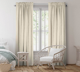 Канвас однотонные v04 с креплением Кулиска с гребешком