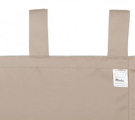 Шторы Премиум кремовые на петлях без липучек блэкаут