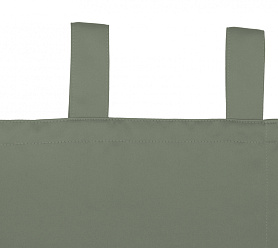 Шторы Премиум зеленые на петлях без липучек блэкаут