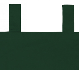 Шторы Стандарт зеленые на петлях без липучек в спальню и гостиную