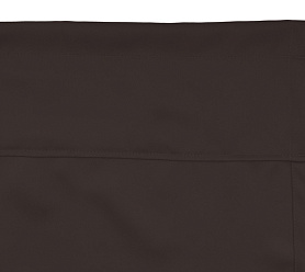 Шторы Премиум коричневые на кулиске с гребешком блэкаут