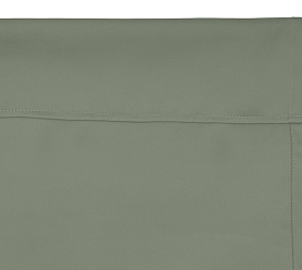 Шторы Премиум зеленые на кулиске блэкаут