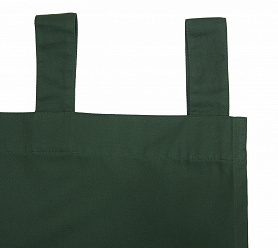 Шторы Стандарт зеленые на петлях на липучках в спальню и гостиную