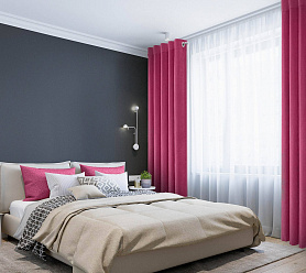 Канвас однотонные v24 с креплением Люверсы