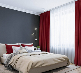 Канвас однотонные v44 с креплением Кулиска