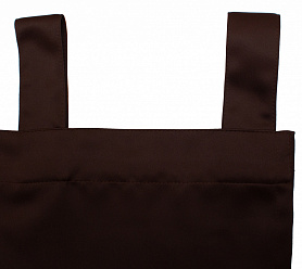 Шторы Премиум коричневые на петлях на липучках блэкаут