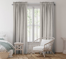 Канвас однотонные v36 с креплением Кулиска с гребешком