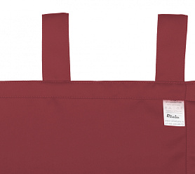 Шторы Премиум терракотовые на петлях без липучек блэкаут