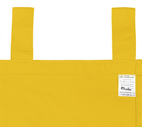 Шторы Стандарт желтые на петлях без липучек в спальню и гостиную