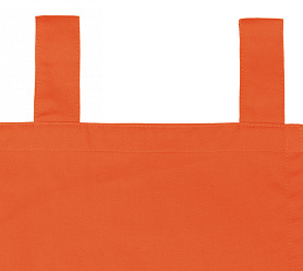 Шторы Стандарт оранжевые на петлях без липучек в спальню и гостиную