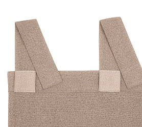 Штора Премиум Рогожка v03 с креплением Петли с липучкой блэкаут