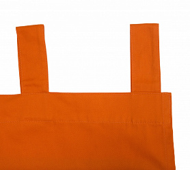 Шторы Стандарт оранжевые на петлях на липучках в спальню и гостиную