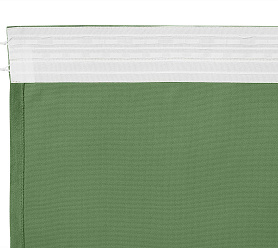 Канвас однотонные v34 с креплением Тесьма