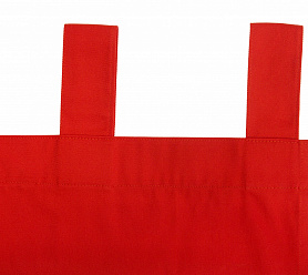 Шторы Стандарт красные на петлях на липучках в спальню и гостиную