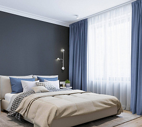 Канвас однотонные v40 с креплением Кулиска