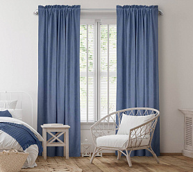 Канвас однотонные v40 с креплением Кулиска с гребешком