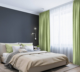 Канвас однотонные v33 с креплением Тесьма