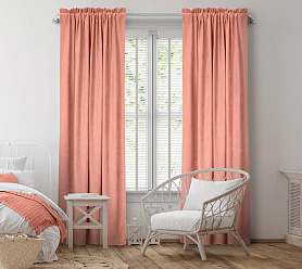 Канвас однотонные v23 с креплением Кулиска с гребешком