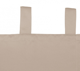 Шторы Премиум кремовые на петлях без липучек блэкаут