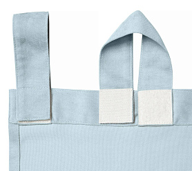 Канвас однотонные v37 с креплением Петли на липучках