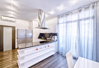 Тонкие шторы на кухню – Вельвет-ПРО