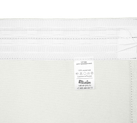 Санди однотонные v01 с креплением Шторная тесьма