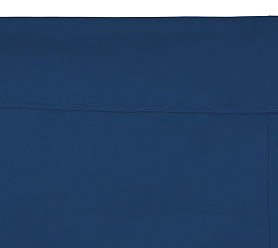 Шторы Премиум темно-синие на кулиске блэкаут