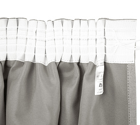 Санди однотонные v05 с креплением Шторная тесьма