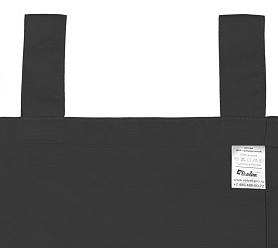 Шторы Стандарт темно-серые на петлях без липучек в спальню и гостиную