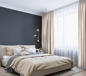 Канвас однотонные v35 с креплением Тесьма