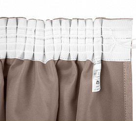 Санди однотонные v03 с креплением Шторная тесьма