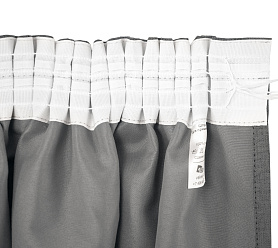 Санди однотонные v14 с креплением Шторная тесьма