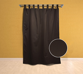 Шторы Эконом шоколад на петлях без липучек недорогие