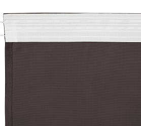 Канвас однотонные v18 с креплением Тесьма