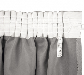 Санди однотонные v06 с креплением Шторная тесьма