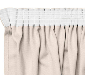 Канвас однотонные v35 с креплением Тесьма