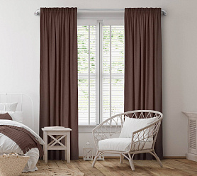 Канвас однотонные v17 с креплением Тесьма