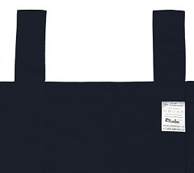 Шторы Стандарт темно-синие на петлях без липучек в спальню и гостиную