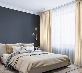 Канвас однотонные v03 с креплением Кулиска с гребешком