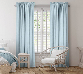 Канвас однотонные v37 с креплением Кулиска с гребешком