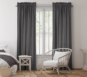 Канвас однотонные v47 с креплением Кулиска с гребешком