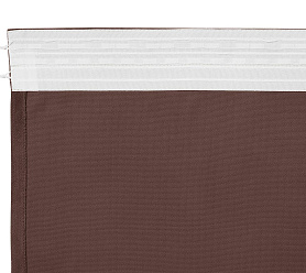 Канвас однотонные v17 с креплением Тесьма