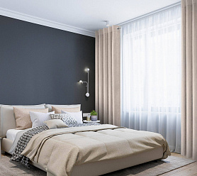 Канвас однотонные v35 с креплением Люверсы