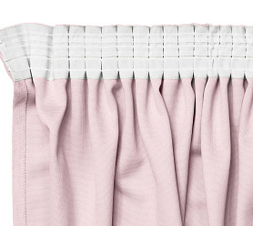 Канвас однотонные v19 с креплением Тесьма