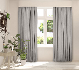 Санди однотонные v06 с креплением Кулиса с гребешком