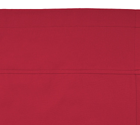 Шторы Стандарт красные на кулиске с гребешком в спальню и гостиную