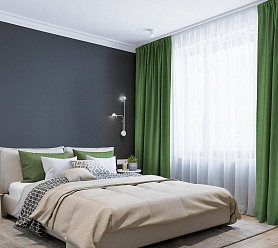 Канвас однотонные v34 с креплением Кулиска