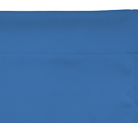 Шторы Премиум синие на кулиске блэкаут