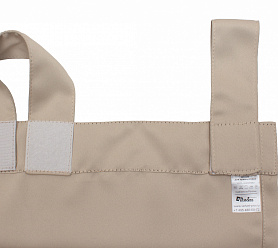 Шторы Премиум кремовые на петлях на липучках блэкаут