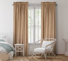 Канвас однотонные v09 с креплением Кулиска с гребешком